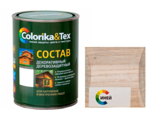 Состав деревозащитный Иней 10л Colorika&Tex