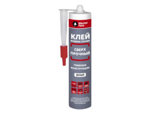 Клей Белый полимер для тяжелых конструкций 110кг/м2 440г Masterteks 245719