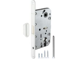 Замок межкомнатный под цилиндр М85С-50 WH-19 белый MAGNET 42793