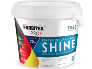 ВД мерцающая влагостойкая SHINE 3кг Farbitex Профи 8178