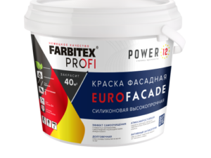 ВД Фасадная Силикон самоочиш база А  EuroFasade 6кг Farbitex Профи 8745