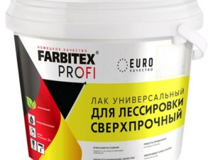 Лак для Лессировки универсал 0,9л FARBITEX ПРОФИ 8118
