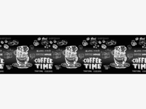 Кухонный фартук 3,00*0,6м*1,5мм Кофе time Stella