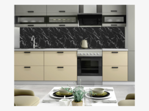 Кухонный фартук 3,00*0,6м*1,5мм Крестола Black STELLA АВС Росси