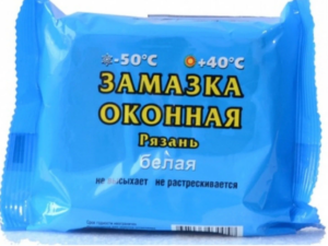 Замазка рамная белая 400г Россия *244434