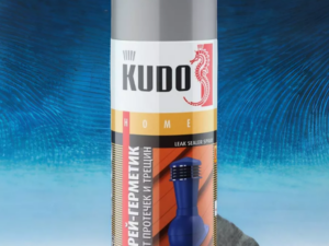 Герметик-спрей Серый 520мл KUDO 212297