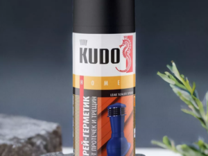 Герметик-спрей Черный 520мл KUDO 217625