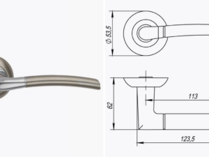 Комплект ручек SET45R ARDEA Хром PUNTO 45641