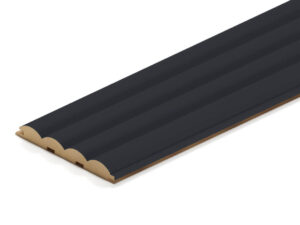 Панель МДФ Реечная Black Lead 2700*119*16мм Wave De Luxe Stella