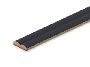 Профиль Старт-Финиш МДФ Black Lead 2700*55*16мм Wave De Luxe Stella