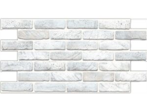 Панель ПВХ мозаика Кирпич старый серый 971*489мм  *253984